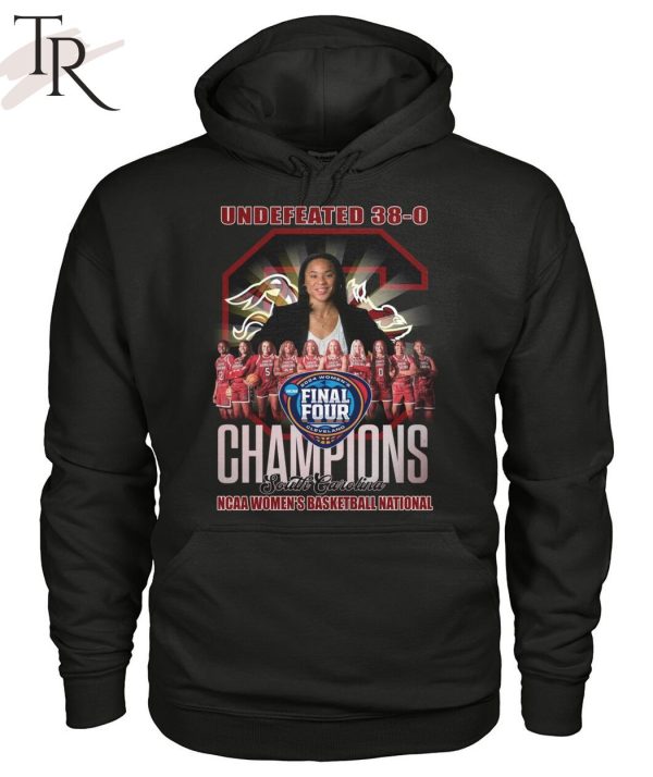 Undefeated 38-0 Champions South Carolina NCAA Women’s Basketball National T-Shirt