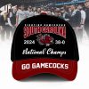 Fighting South Carolina Gamecocks 2024 38-0 National Champs Go Gamecocks Classic Cap – Garnet