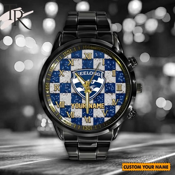 AFL Geelong Cats Special Stainless Steel Watch Design