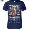 2024 National Champions South Carolina Gamecocks Rocket Mortgage Fieldhouse April 7, 2024 Cleveland, OH T-Shirt