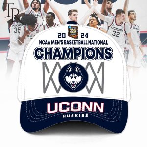 2024 Final Four Champions Uconn Huskies Classic Cap – White