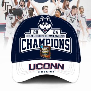 2024 NCAA Men’s Basketball National Champions Uconn Huskies Classic Cap – Navy