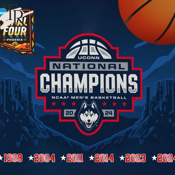 UConn Huskies National Champions NCAA Men’s Basketball 2024 Flag