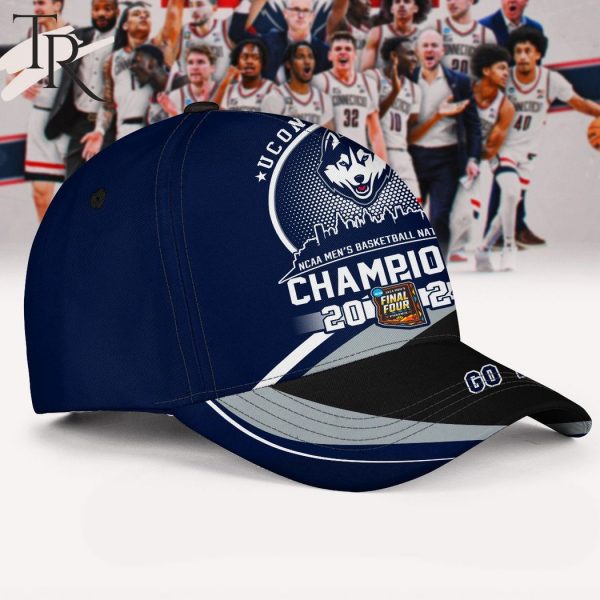 Uconn Huskies NCAA Men’s Basketball National Champions 2024 Go Huskies Classic Cap