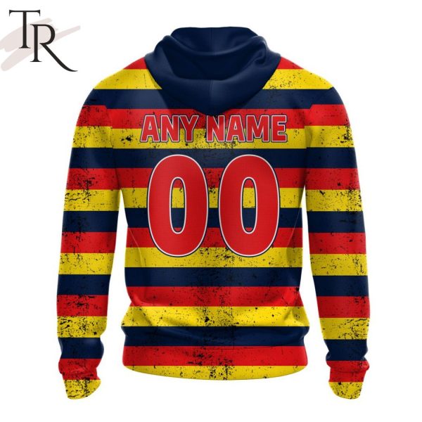 AFL Adelaide Crows Special Retro Heritage Design Hoodie