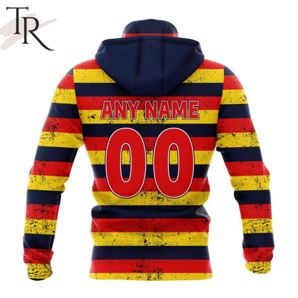 AFL Adelaide Crows Special Retro Heritage Design Hoodie