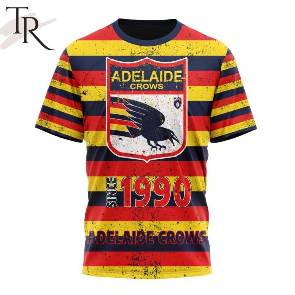 AFL Adelaide Crows Special Retro Heritage Design Hoodie