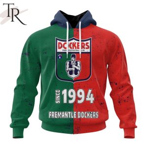 AFL Fremantle Dockers Special Retro Heritage Design Hoodie