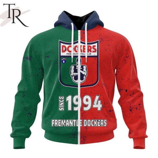 AFL Fremantle Dockers Special Retro Heritage Design Hoodie