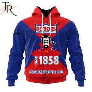 AFL Melbourne Football Club Special Retro Heritage Design Hoodie