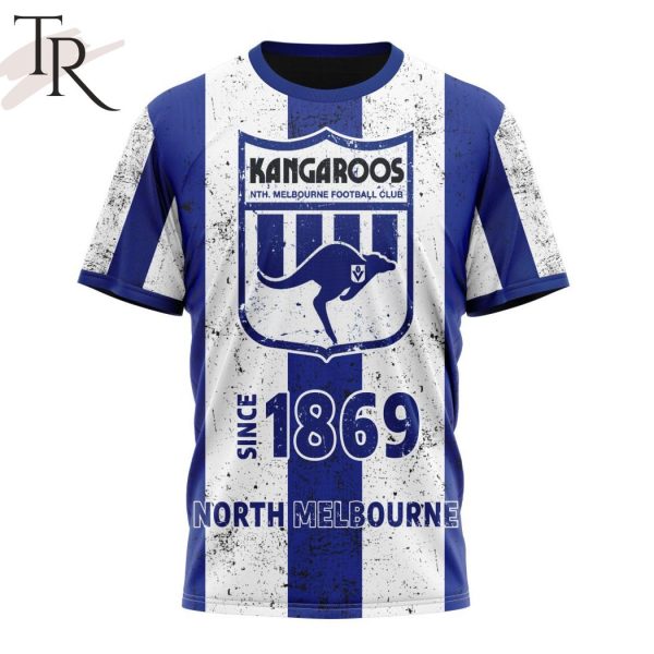 AFL North Melbourne Football Club Special Retro Heritage Design Hoodie