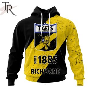 AFL Richmond Tigers Special Retro Heritage Design Hoodie