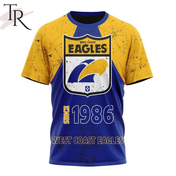 AFL West Coast Eagles Special Retro Heritage Design Hoodie