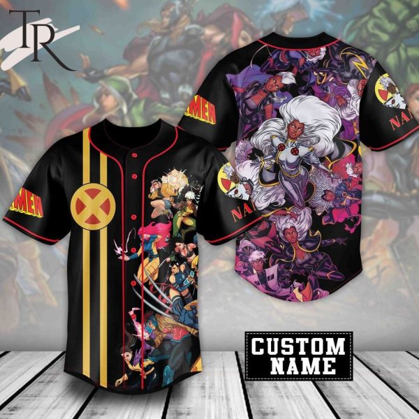 X-Men Storm Custom Baseball Jersey