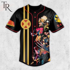 X-Men Wolverine Custom Baseball Jersey