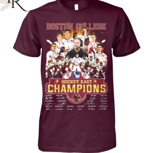 Boston College 2024 Hockey East Champions T-Shirt