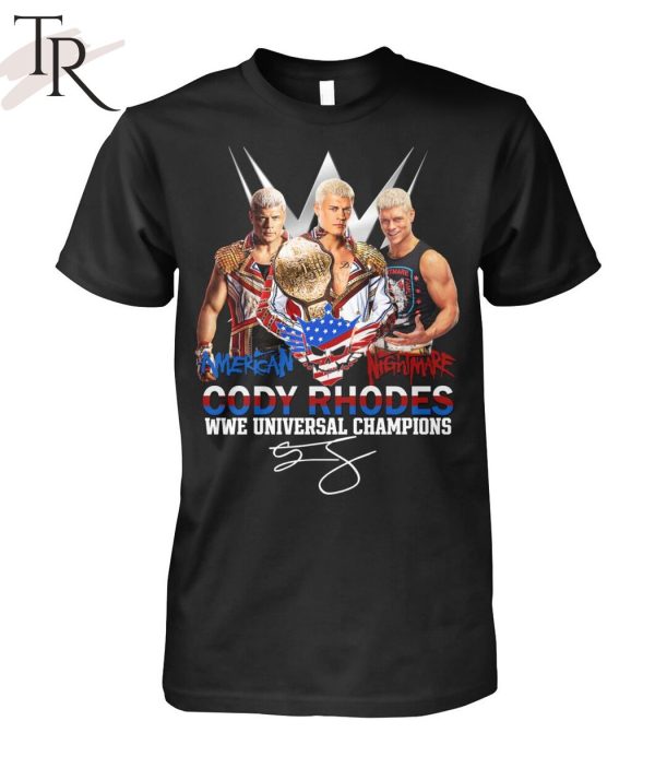 American Nightmare Cody Rhodes WWE Universal Champions T-Shirt