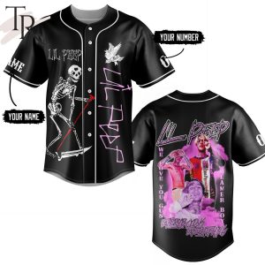 Lil Peep Everybody’s Everything Custom Baseball Jersey