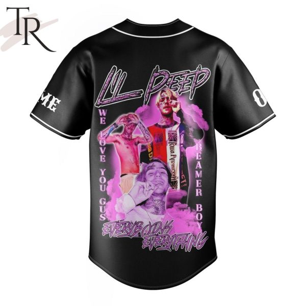 Lil Peep Everybody’s Everything Custom Baseball Jersey