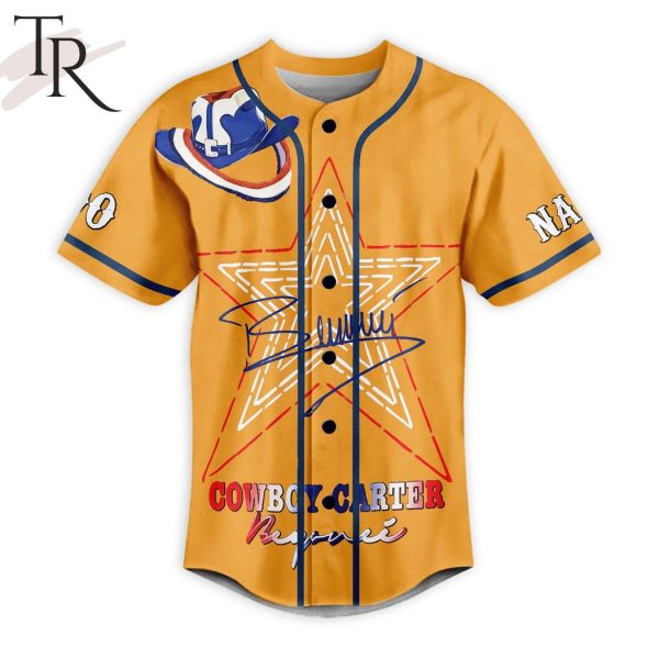Cowboy Carter Beyonce Custom Baseball Jersey