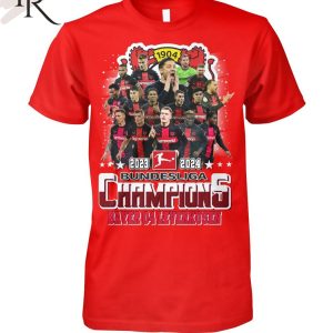 2023-2024 Bundesliga Champions Bayer 04 Leverkusen T-Shirt