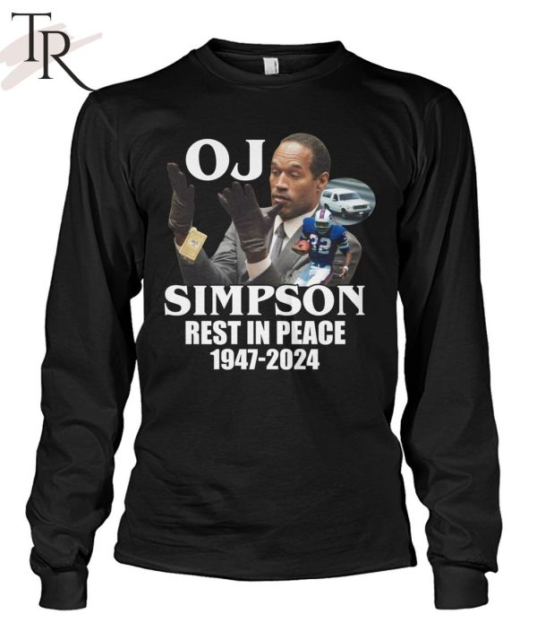 O. J. Simpson Rest In Peace 1947-2024 T-Shirt