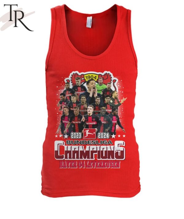 2023-2024 Bundesliga Champions Bayer 04 Leverkusen T-Shirt