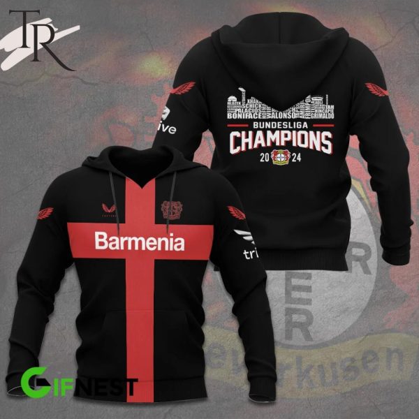 Barmenia Bundesliga Champions 2024 Bayer 04 Leverkusen Hoodie