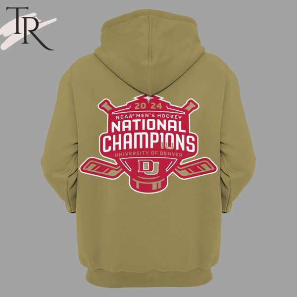 2024 NCAA Men’s Hockey National Champions University Of Denver Hoodie, Longpants, Cap