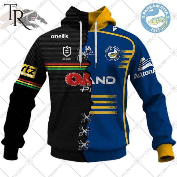 Mix 2 NRL Teams Select Any 2 Teams to Mix and Match! Hoodie