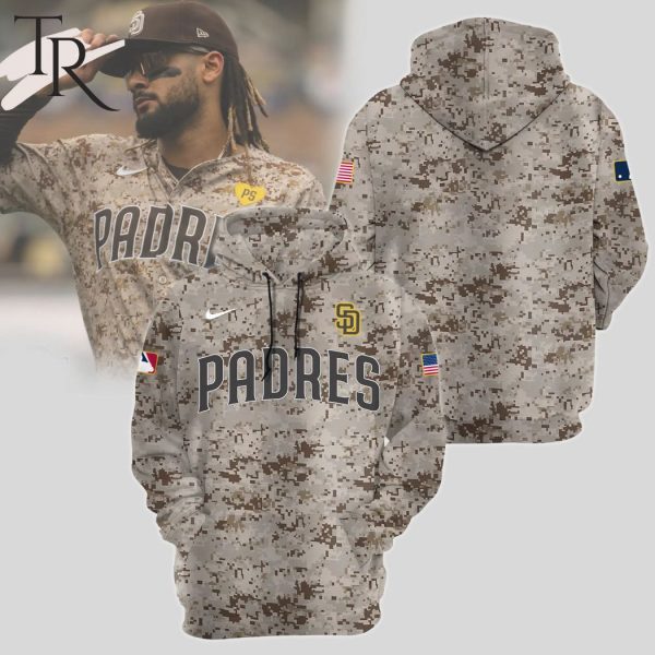 San Diego Padres Military Hoodie, Cap