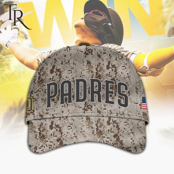 San Diego Padres Military Hoodie, Cap