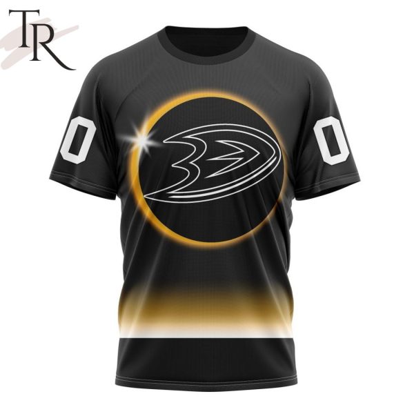 NHL Anaheim Ducks Special Eclipse Design Hoodie