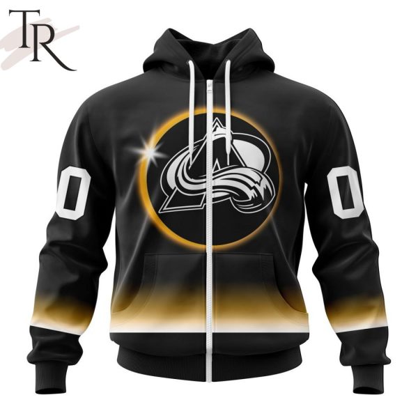 NHL Colorado Avalanche Special Eclipse Design Hoodie