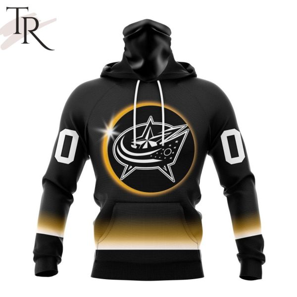 NHL Columbus Blue Jackets Special Eclipse Design Hoodie