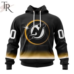 NHL New Jersey Devils Special Eclipse Design Hoodie