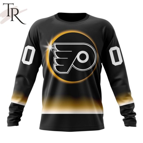NHL Philadelphia Flyers Special Eclipse Design Hoodie