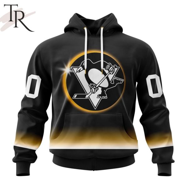 NHL Pittsburgh Penguins Special Eclipse Design Hoodie