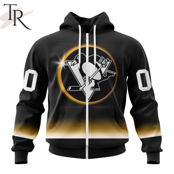 NHL Pittsburgh Penguins Special Eclipse Design Hoodie