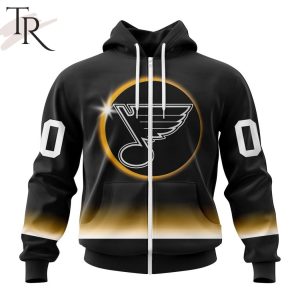 NHL St. Louis Blues Special Eclipse Design Hoodie