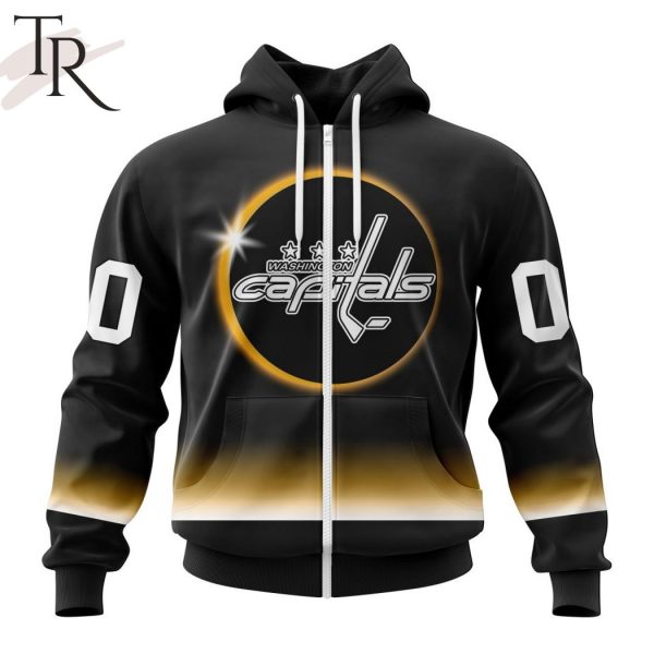 NHL Washington Capitals Special Eclipse Design Hoodie