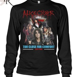 Alice Cooper Too Close For Comfort 2024 Tour T-Shirt