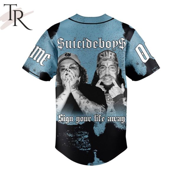 Greyday Suicideboys Sign Your Life Away Custom Baseball Jersey