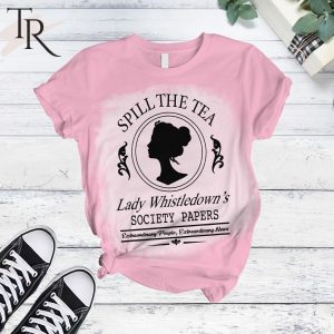Spill The Tea Lady Whistledown’s Society Papers Pajamas Set