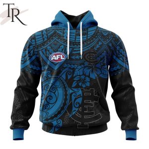 AFL Carlton Football Club Polynesian Concept Kits Hoodie