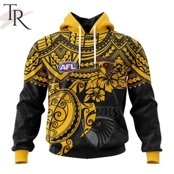 AFL Hawthorn Football Club Polynesian Concept Kits Hoodie
