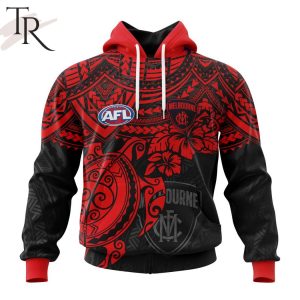 AFL Melbourne Football Club Polynesian Concept Kits Hoodie