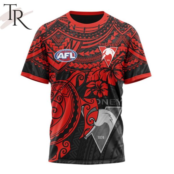 AFL Sydney Swans Polynesian Concept Kits Hoodie