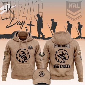 NRL Manly Warringah Sea Eagles Anzac Round Unisex Hoodie, Longpants, Cap