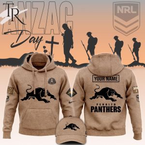 NRL Penrith Panthers Anzac Round Unisex Hoodie, Longpants, Cap